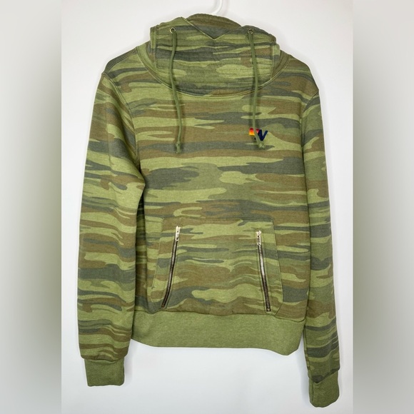 Aviator Nation Tops - Aviator Nation Camo Ninja Pullover Hoodie